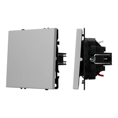 Изображение Выключатель звонковый 1-клавишный Arlight NOBE, никель soft-touch 059437(1)